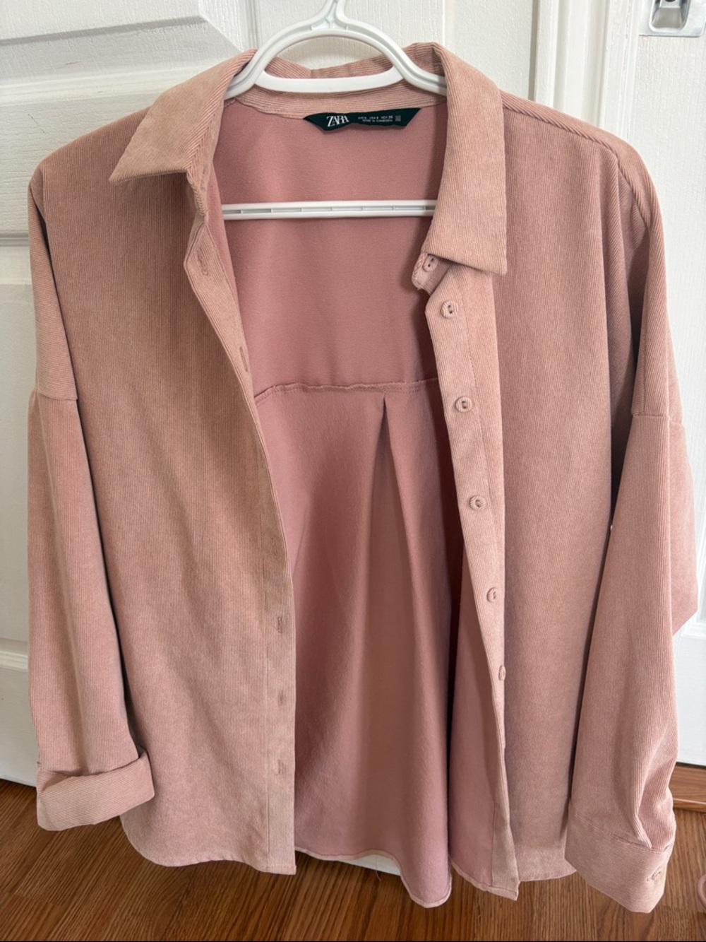 Zara Button-Down Shirt Jacket